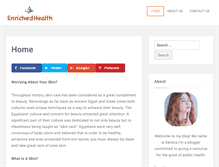 Tablet Screenshot of enrichedhealth.com.au